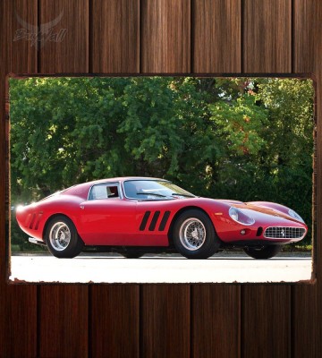 Металлическая табличка Ferrari 250 GTO (Series II)